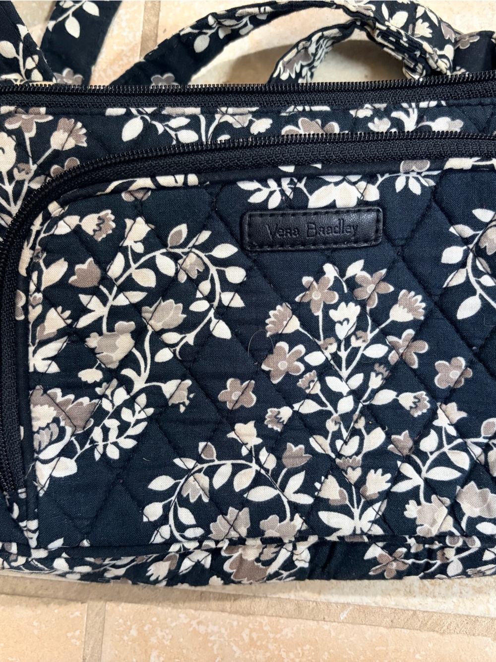 Vera Bradley Chandelier Noir Crossbody Bag